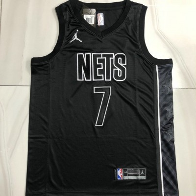 Maglia #7 Durant Brooklyn Nets 22-23 city Autentico Nero