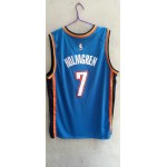 Maglia NBA 7 Holmgren OKC Thunder Blu Ricamato