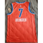 Maglia NBA 7 Holmgren OKC Thunder Arancione