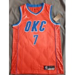 Maglia NBA 7 Holmgren OKC Thunder Arancione