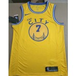 Maglia NBA 7 Paschall 19-20 Season Warriors Giallo Stampato