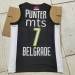 7 Punter Partizan Belgrade 2023-24 Basketball Maglia Nero Uomo