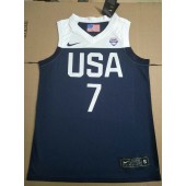 Maglia 7 Smart 2019 USA FIBA Basketball world cup Blu