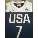 Maglia 7 Smart 2019 USA FIBA Basketball world cup Blu