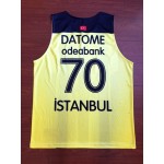 Maglia 70 Luigi Datome Fenerbahce Basketball Giallo Uomo