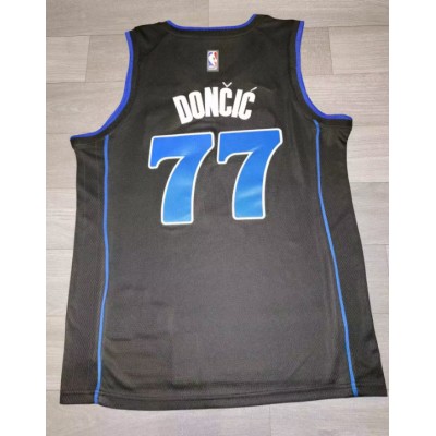 Maglia NBA 77 Doncic Mavericks 23-24 city Ricamato