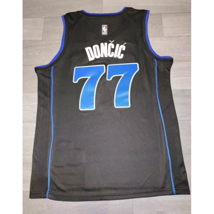 Maglia NBA 77 Doncic Mavericks 23-24 city Ricamato