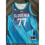 Maglia 77 Doncic Tokyo Olympic Slovenia Blu