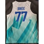 Maglia 77 Doncic Tokyo Olympic Slovenia Bianco