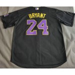 Maglia NBA 8 24 bryant Mamba baseball Nero