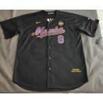 Maglia NBA 8 24 bryant Mamba baseball Nero