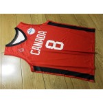 8 Andrew Wiggins National Team Basketball 2021 Tokyo Canada Maglia Uomo