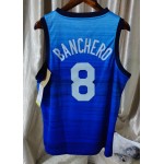 Maglia 8 Banchero 2023 USA Blu