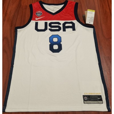 Maglia 8 Banchero 2023 USA Bianco