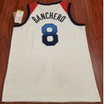 Maglia 8 Banchero 2023 USA Bianco