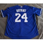 Maglia NBA 8 Front 24 back Bryant Mamba basetball Blu