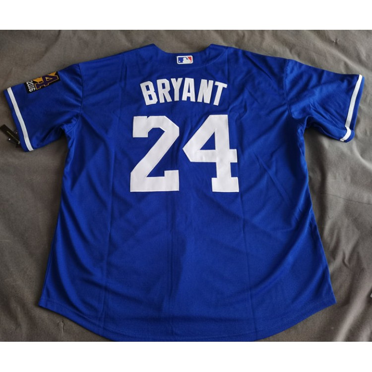 Maglia NBA 8 Front 24 back Bryant Mamba basetball Blu