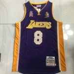 Maglia NBA 8 Kobe Bryant 2001-02 Lakers Autentico finals Viola