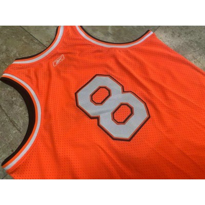 Maglia NBA 8 Kobe Bryant ENTERTAINERS Autentico Arancione