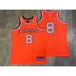 Maglia NBA 8 Kobe Bryant ENTERTAINERS Autentico Arancione