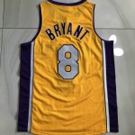 Maglia NBA 8 Kobe Bryant Lakers 1999-2000 Autentico Giallo