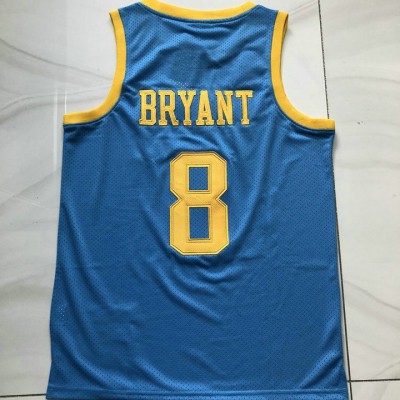 Maglia NBA 8 Kobe Bryant Lakers 2001-02 Autentico Blu