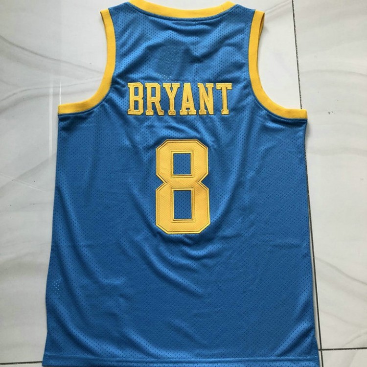 Maglia NBA 8 Kobe Bryant Lakers 2001-02 Autentico Blu