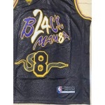 Maglia NBA 8 Kobe Bryant Lakers snake pattern Nero