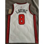 Maglia NBA 8 Lavine Bulls 22-23 city Bianco Stampato