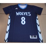 Maglia NBA 8 Lavine Minnesota Timberwolves Manica Corta Stampato