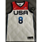 Maglia 8 Middleton 2020 Olympic USA Team Bianco