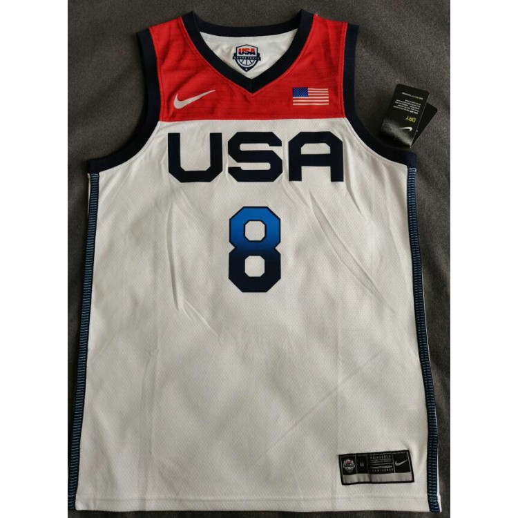 Maglia 8 Middleton 2020 Olympic USA Team Bianco