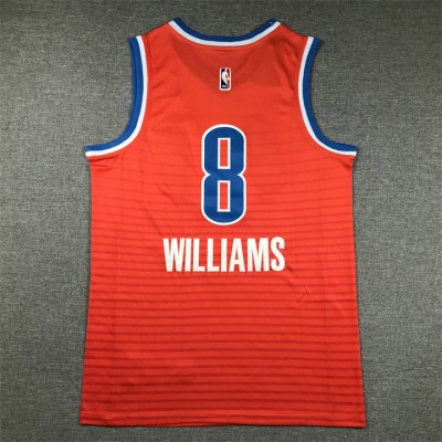 Maglia NBA 8 Williams OKC Thunder 24-25 statement Arancione Ricamato