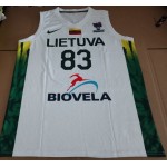 Maglia 83 Mikolc 2023 LIETUVA Team Bianco