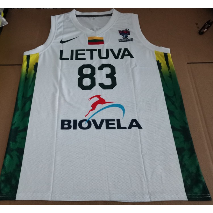 Maglia 83 Mikolc 2023 LIETUVA Team Bianco