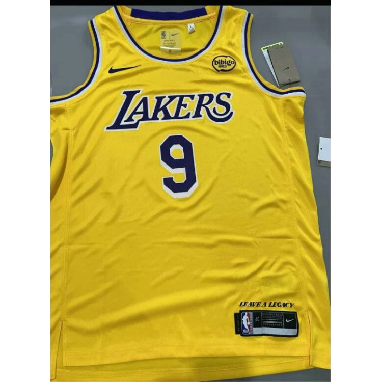 Maglia NBA 9 Bronny James JR. Los Angeles Lakers Giallo