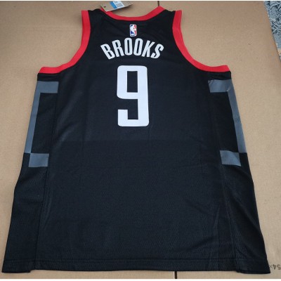 Maglia NBA 9 Brooks Houston Rockets 23-24 statement Nero