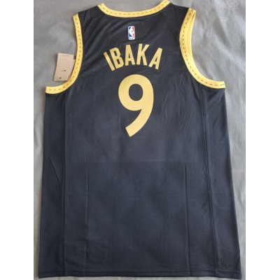 Maglia #9 Ibaka Raptors 20-21 city Nero Stampato