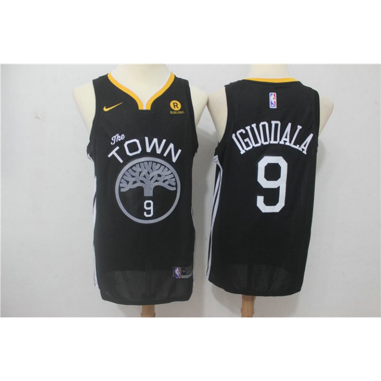 Maglia 9 Iguodala 2017-18 Season Warriors Nero