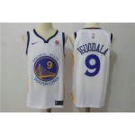 Maglia 9 Iguodala Warriors Autentico Nike Bianco