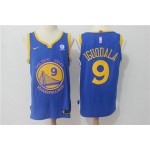 Maglia 9 Iguodala Warriors Autentico Nike Blu