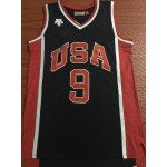 Maglia 9 Jordan 1984 USA Team Blu Navy Blu