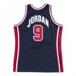 Maglia 9 Jordan 1992 USA Blu Navy Stampato