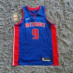 Maglia #9 Langston Galloway Detroit Pistons Blu