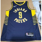 Maglia #9 Mcconnell Pacers 22-23 Blu con diamond logos Stampato