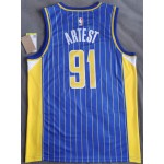 Maglia #91 Artest Indiana Pacers 20-21 city Blu Stampato