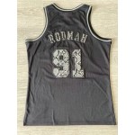 Maglia 91 Rodman Chicago Bulls 1997-98 Leather Snakeskin