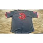 Maglia NBA Atlanta Hawks Manica Corta Nero