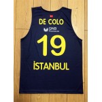 Maglia Beko Nando de Colo 19 Fenerbahce Basketball Nero Uomo