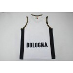 Maglia Bologna 2022-23 Bianco Basketball Uomo